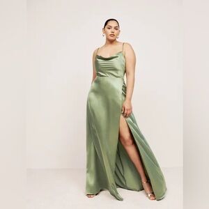 Reformation Devota Silk Dress